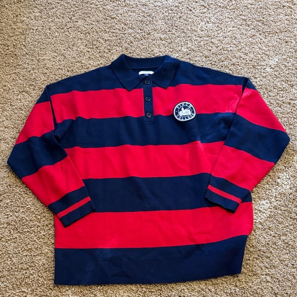 American Eagle Outfitters Sweaters - NWT American Eagle Outfitters Red and Blue Striped Sweater